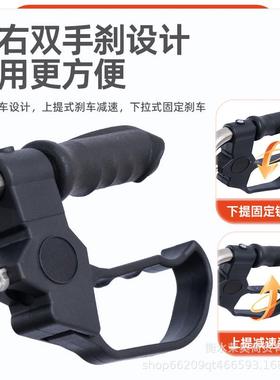 手推车四轮买菜车可推可坐可折叠购物车便携家用老年代步车助行器