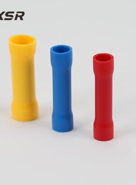 BV系列中间接头对接端子长形冷压绝缘接线端子直销bv1.25外贸