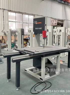 木料工艺品裁切锯菜墩剁墩圆木切割带锯机推台切纸锯