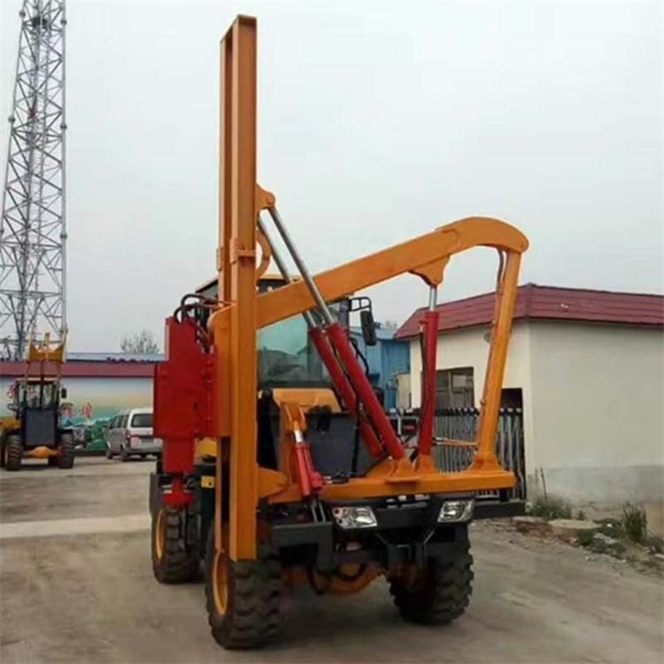 建筑工地护栏钻孔锤打式桩机一体  大型液压全自动旋转升降打桩,淘宝优惠券,粉丝福利购,淘宝优惠卷