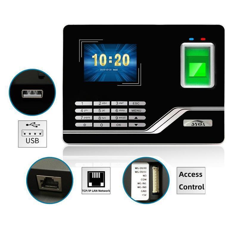 Fingerprint attendance machine networked TCPIP network fingerprint machine clock-in and attendance machine work sign-in machine