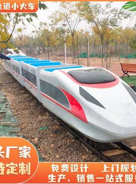 2025新款景区轨道火车户外农庄网红仿真蒸汽电动观光大型火车