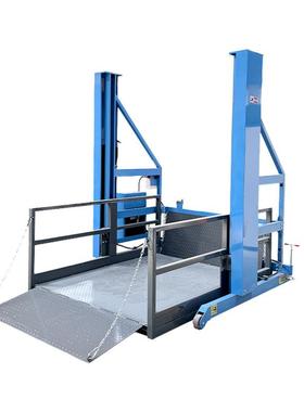 厂房升降车集装箱装卸货升降平台装卸车升降台移动式卸货平台