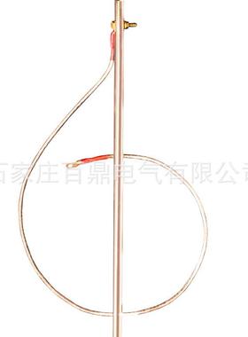 铜地钉JDX-70A型16*800mm铜接地针接地钉百鼎现货铜地极80CM