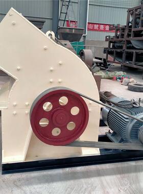 柴油建筑垃圾废料破碎机小型玻璃废砖制砂机加气块锤式破碎设备