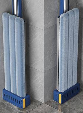 免手洗2024新款平板拖把家用一拖净加大吸水懒人地拖拖布拖地神器