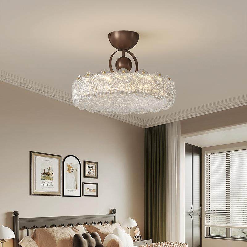 意式金箔高端贝壳卧室吸顶灯法式轻奢设计感大气护眼房间书房灯具,淘宝优惠券,粉丝福利购,淘宝优惠卷