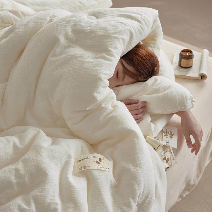 厂家母婴级A类纯棉超软糯蚕丝蛋白蓬松加厚冬天被子春秋被四季用,淘宝优惠券,粉丝福利购,淘宝优惠卷