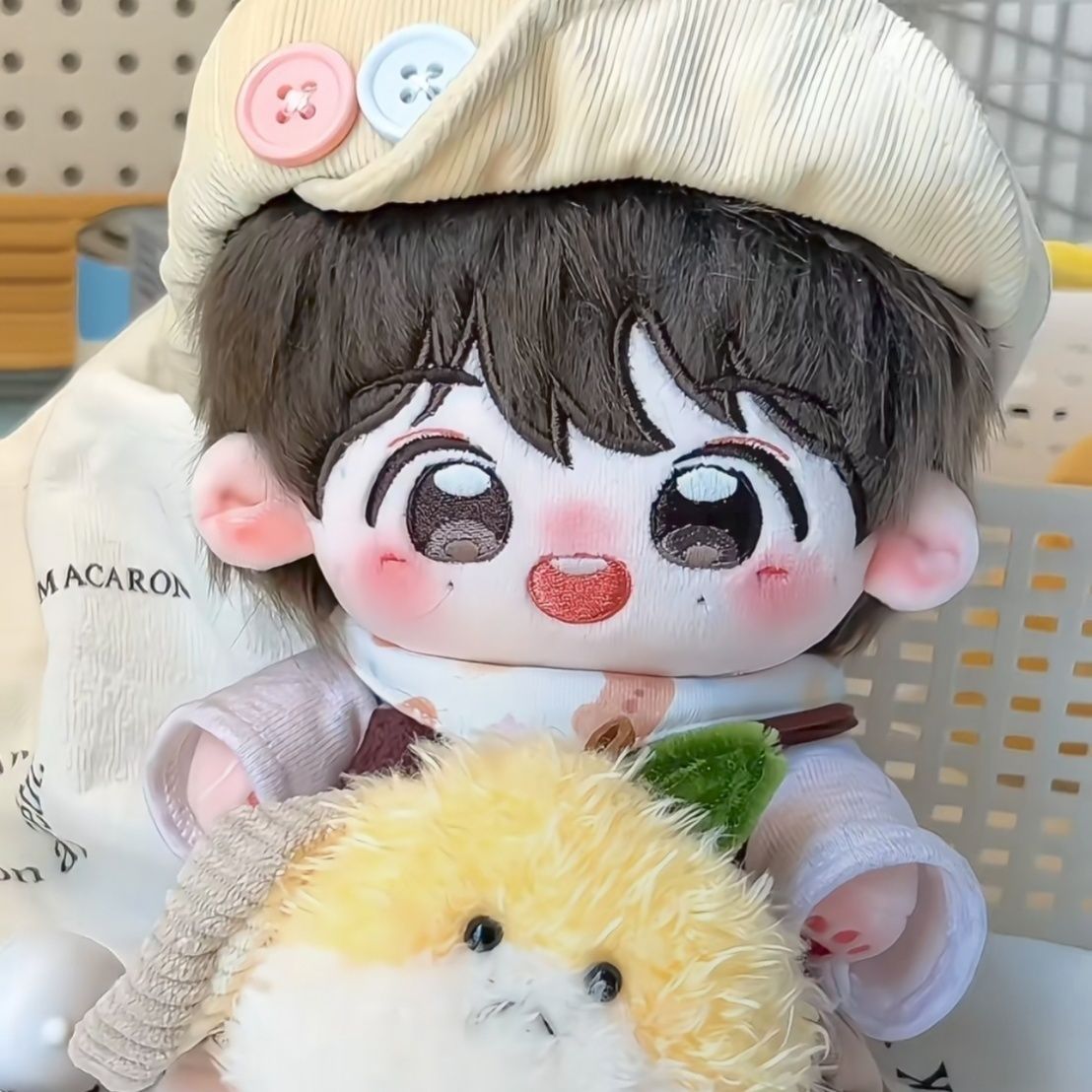 原创渝丸丸逆爱梓渝棉花娃娃20cm可爱明星周边玩偶公仔送朋友礼物 - 图0