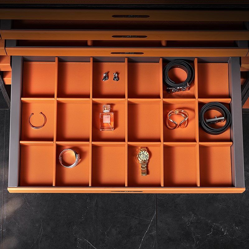 皮革衣帽间收纳抽屉式柜内西裤架家用衣柜内抽拉式拉篮百宝格衣橱,淘宝优惠券,粉丝福利购,淘宝优惠卷