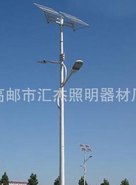 汇杰照明太阳能单臂路灯节能40W高速城市道路灯杆