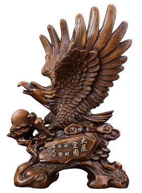 大展宏图老鹰摆件家居客厅书房办公室创意桌面摆件前台招财装饰品