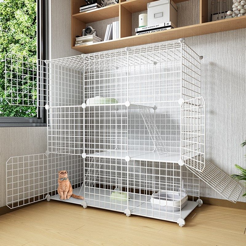 猫窝一室一厅一卫猫笼子超大自由空间猫舍厕所一体室内猫爬架屋舍,淘宝优惠券,粉丝福利购,淘宝优惠卷