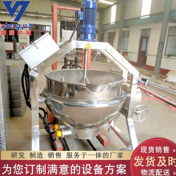400L电加热牛杂蒸煮锅 可倾式肉类熟食卤煮锅 奶豆腐带搅拌夹层锅,淘宝优惠券,粉丝福利购,淘宝优惠卷