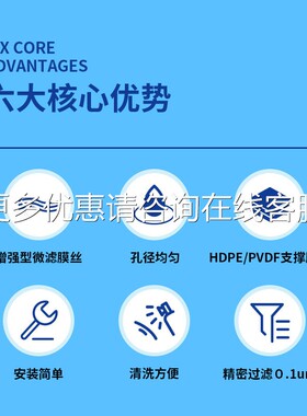 裕麟 TF90-12A TMF复合管式微滤膜 污水理过滤处微孔滤890M膜 膜