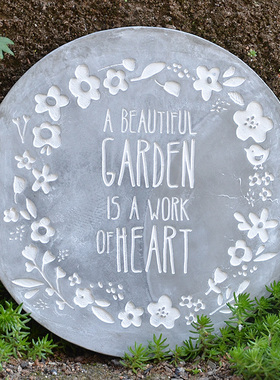 户外别墅草坪垫脚石脚踏板踏脚水泥脚踏石花园庭院装饰摆件