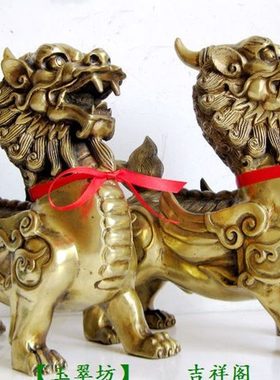 铜貔貅摆件家居装饰品客厅店铺玄关办公室桌面吉祥开业礼品摆设