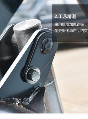 现货PTD500大台面1600x800手动液压升降平台车移动式升降手推车