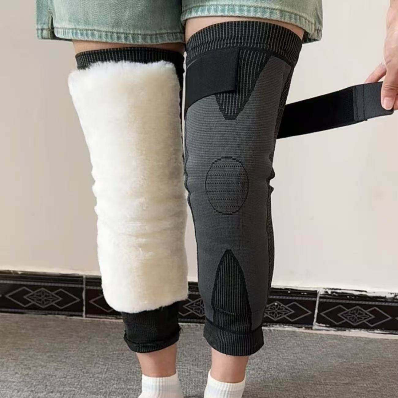 冬季老寒腿关节炎防护膝盖套加长绑带羊毛护膝保暖防滑女男士腿套,淘宝优惠券,粉丝福利购,淘宝优惠卷