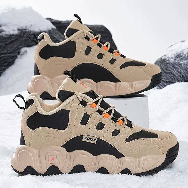 乔丹格兰冬季加绒加厚运动鞋男防寒保暖45码男鞋子东北防滑雪地靴,淘宝优惠券,粉丝福利购,淘宝优惠卷