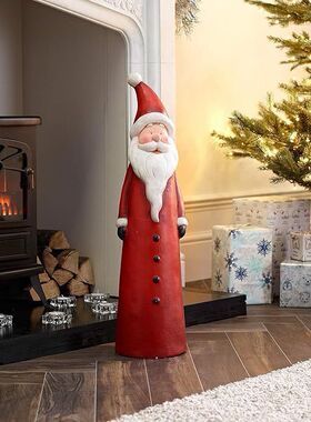 圣诞节装饰礼物户外圣装饰圣诞老人摆件小矮人栽造景摆件花园摆件