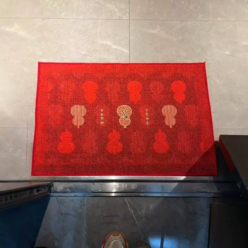 马年入户门地垫门口脚垫丝圈耐脏防滑家用玄关喜庆蹭脚门垫2026新,淘宝优惠券,粉丝福利购,淘宝优惠卷