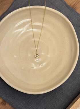 Star Ray-命运罗盘项链法式复古简约气质吊坠质感送女情侣锁骨链