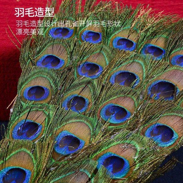 孔雀扇子手工编织贲巴壶五眼文巴扇净水吉祥草羽毛扇奔巴壶摆件,淘宝优惠券,粉丝福利购,淘宝优惠卷