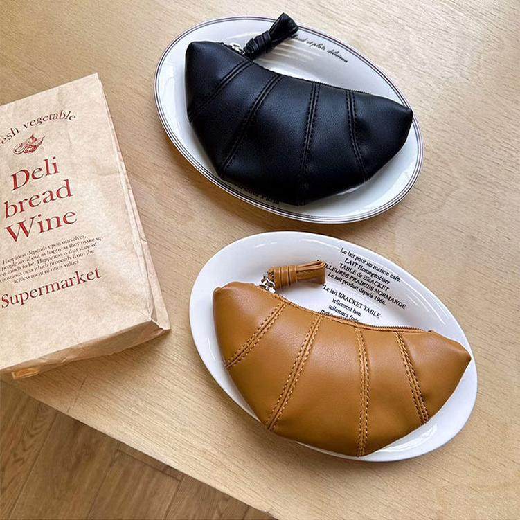 可颂零钱包小巧女复古简约零钱包口红耳机钥匙收纳包简约手拿包,淘宝优惠券,粉丝福利购,淘宝优惠卷