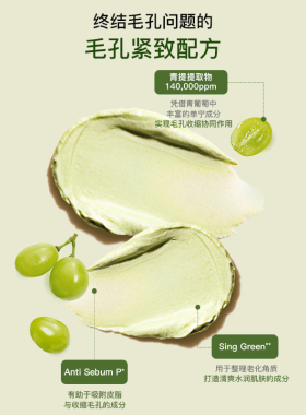 REDENCE韩国进口清洁泥膜洗面奶毛孔深层清洁黑头收缩毛孔清洁脸