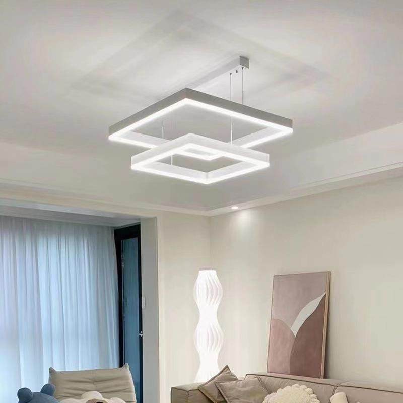 客厅吊灯现代简约大气中山灯具极简方形餐厅灯北欧大厅高级感主灯,淘宝优惠券,粉丝福利购,淘宝优惠卷