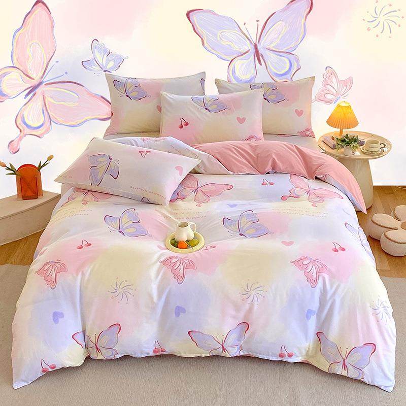 新款可爱纯棉卡通四件套儿童男孩全棉被套学生宿舍床单三件套床品,淘宝优惠券,粉丝福利购,淘宝优惠卷