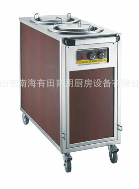 餐车不锈钢木纹保温柜车电动餐车暖碟车移动售货车流动餐车