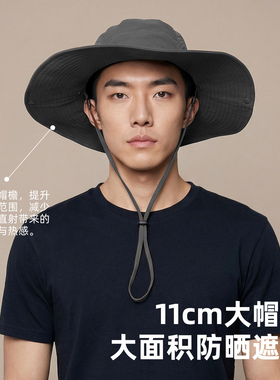 CKRiS夏季防紫外线男款渔夫帽