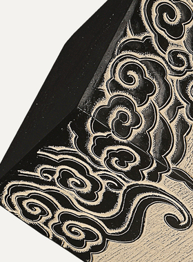 中式祥院展示意复古客厅摆件大型落地底座禅柱庭云玄关招财石柱