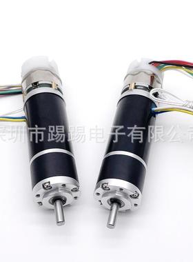 供应12V刹车行星减速马达带PWM调速22mm无刷行星减速电机