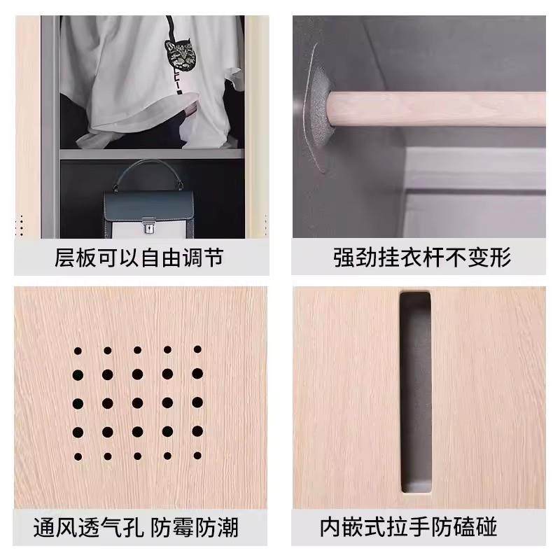 员工更衣柜宿舍衣柜储物柜钢制木纹浴室铁皮柜健身房存包柜子带锁,淘宝优惠券,粉丝福利购,淘宝优惠卷