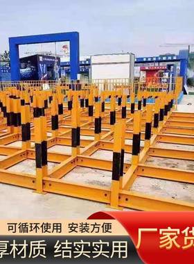 建筑工地钢筋堆放架标准化工字钢材料堆码平台供应工字钢存放平台