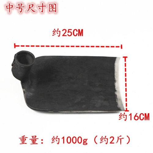 包邮弹簧钢锄头配柄种菜除草翻地松土农具钢镐刨锄挖地锄头钢锄 - 图3