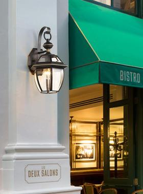 亿大灯饰全铜美式户外壁灯室外阳台庭院灯墙灯楼梯过道复古防水灯