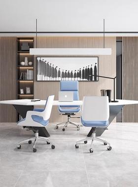 简约电脑椅办公转椅大班会议椅家用书房椅舒适久坐升降实木老板椅