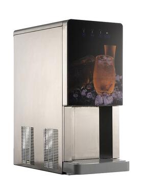供应风冷式冰水机商用台式雪花机120公斤矿石冰吧台式冷水机