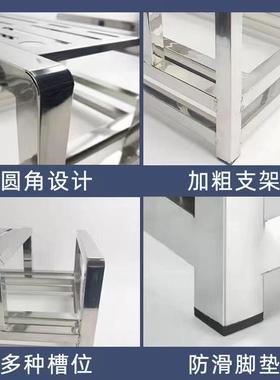 不锈钢砧板架一体商用厨房放菜板置物架台面沥水菜墩架