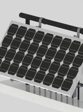 光伏阳台支架安装系统铝合金地面阳台支架太阳能板阳台安装支架