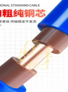 广州珠江电缆BVV2.5平方BVVR2.5/4阻燃铜芯家装电线双塑单股耐用