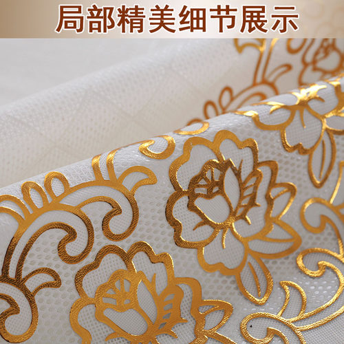圆桌桌布pvc防水防烫防油免洗加厚餐桌布酒饭店台布防滑隔热餐垫 - 图2