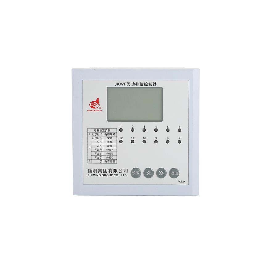 指明集团智能分相补偿控制器JKWF-12 网口型 RS485 电压电流数显 - 图0