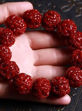 超玉化大金刚菩提手串男款盘玩机刷包浆爆肉金刚手串文玩厂家