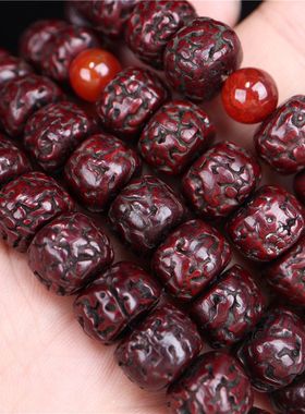 精品推荐藏地传承爆老精致纯手捻金刚菩提念珠足数老金刚菩提108