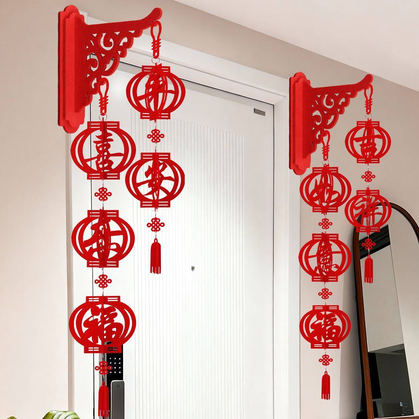 2026新年马年立体福字壁挂灯笼装饰挂件壁挂节庆乔迁新居室内氛围,淘宝优惠券,粉丝福利购,淘宝优惠卷